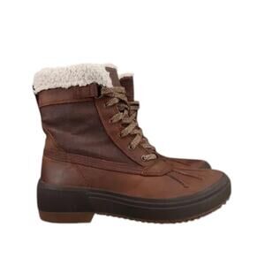 Merrell Shoes Womens 6 Boots Leather Winter Haven Mid Polar Waterproof Lace Up